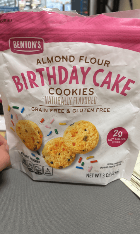 Benton'S Almond Flour Birthday Cake Cookies
