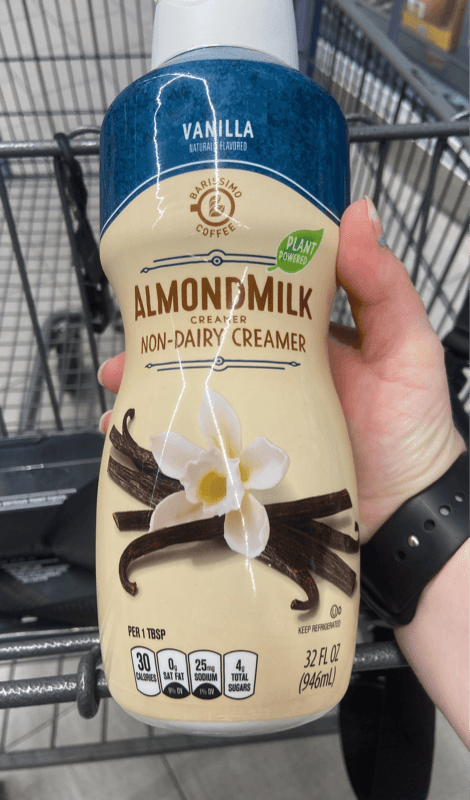 Barissimo Coffee Almondmilk Vanilla Non-Dairy Creamer