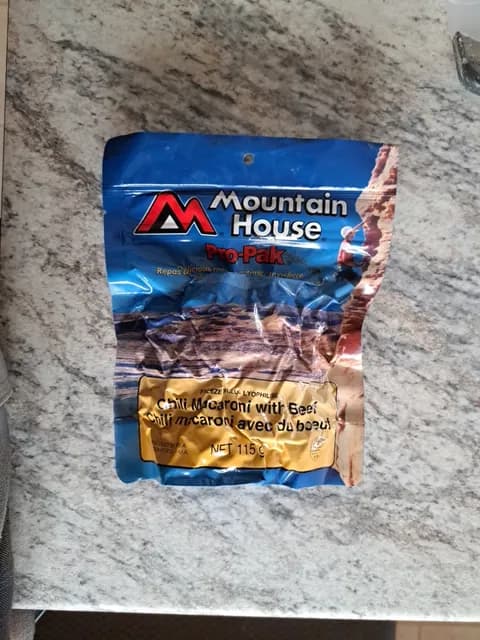 Mountain House Pro-Pak Chili Macaroni With Beef
