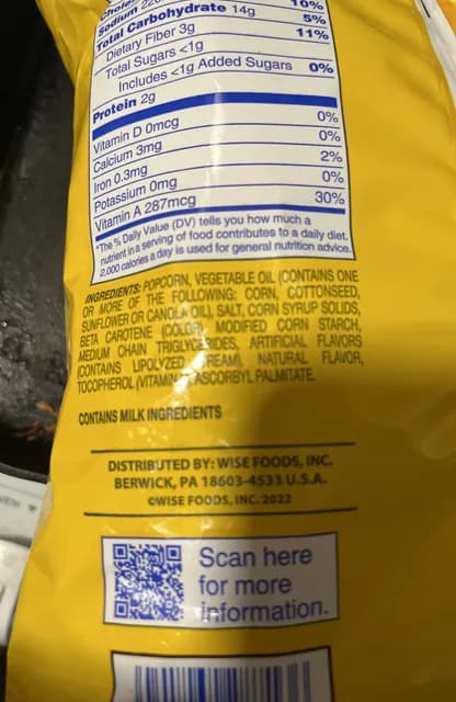 Wise Popcorn Butter