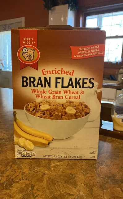 Piggly Wiggly Enriched Bran Flakes Whole Grain Wheat & Wheat Bran Cereal