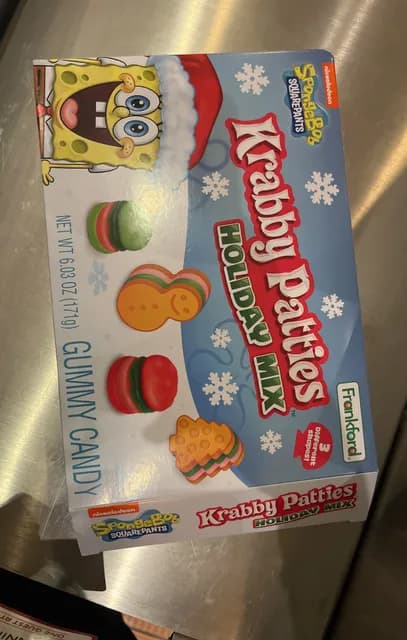 Frankford Krabby Patties Holiday Mix Gummy Candy