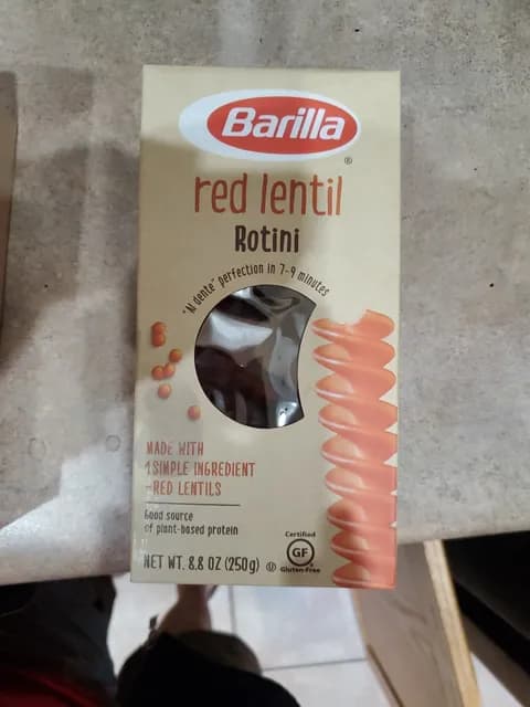 Barilla Red Lentil Rotini