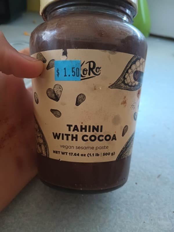 Koro Tahini With Cocoa Vegan Sesame Paste