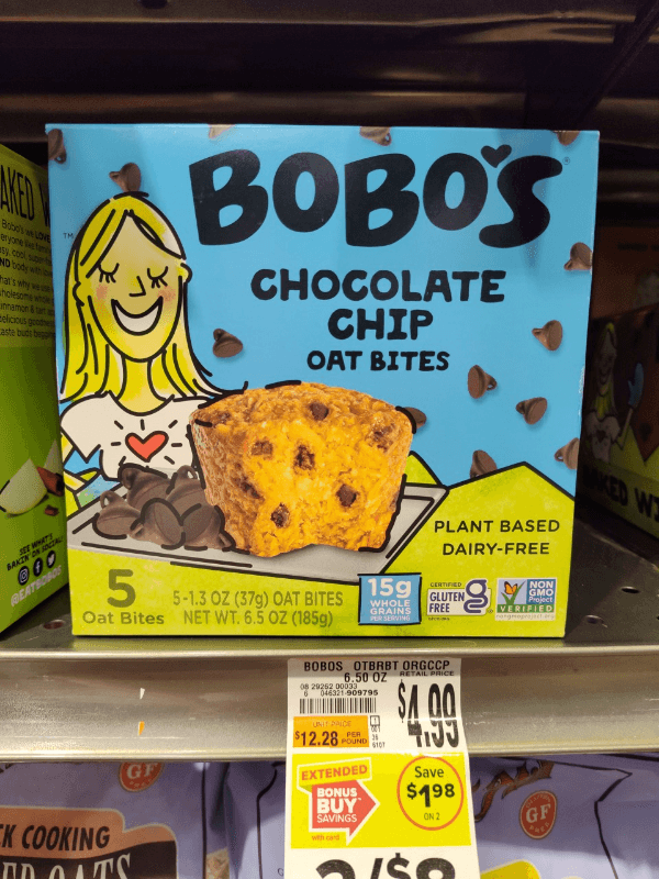 Bobo'S Chocolate Chip Oat Bites