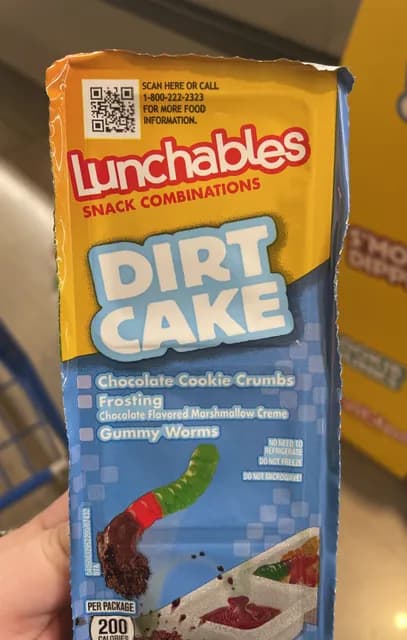 Lunchables Snack Combinations Dirt Cake