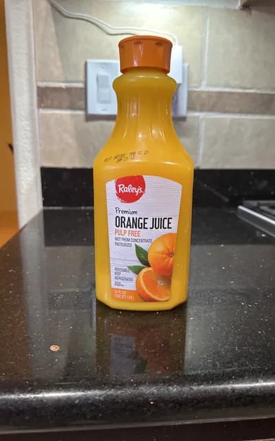 Raley'S Premium Orange Juice Pulp Free