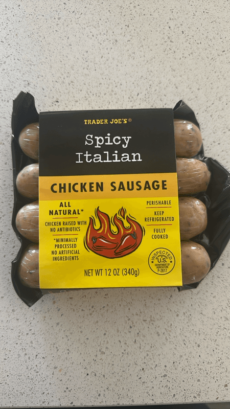 Is it Barley Free? Trader Joe's Spicy Italian Chicken Sausage
