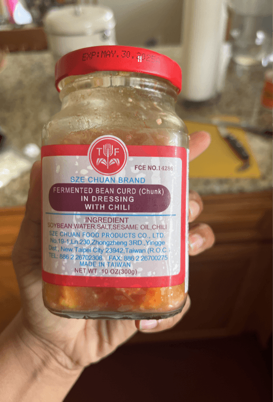 Tf Sze Chuan Brand Fermented Bean Curd (Chunk) In Dressing With Chili