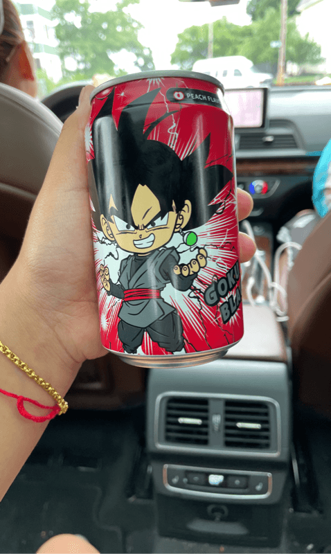 Ocean Bomb Dragon Ball Sparkling Water Peach Flavor