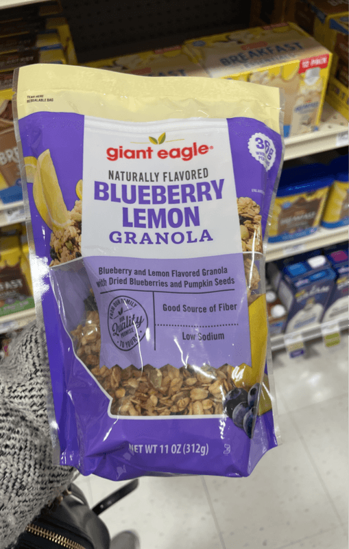Giant Eagle Blueberry Lemon Granola
