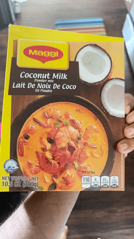 Maggi Coconut Milk Powder Mix