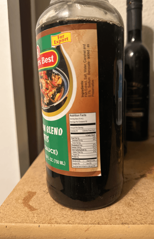 Mother'S Best Premium Blend Patis (Fish Sauce