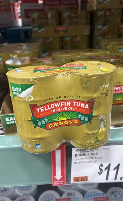 Genova Premium Quality Yellowfin Tuna In Olive Oil
