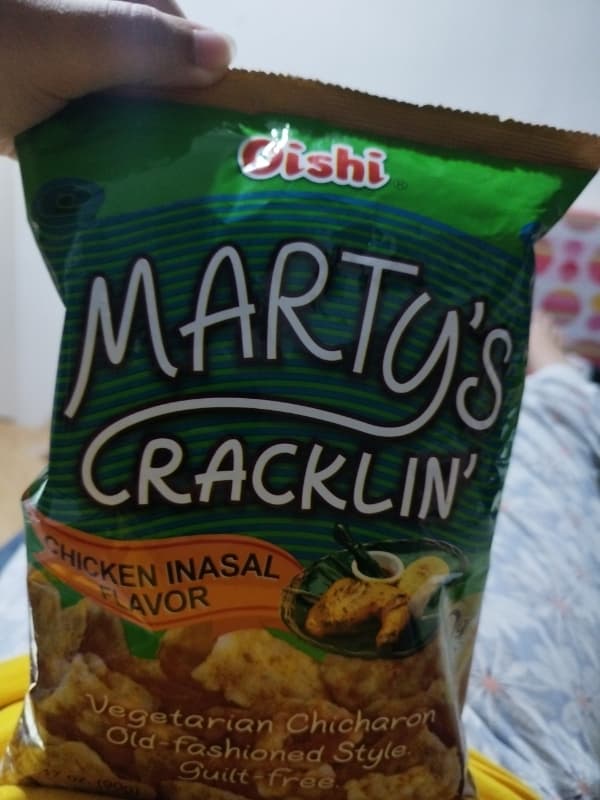Oishi Marty'S Cracklin' Chicken Inasal Flavor