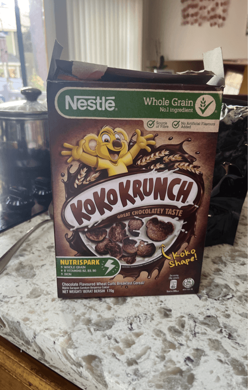 Nestle Koko Krunch Chocolate Flavoured Wheat Curls Breakfast Cereal