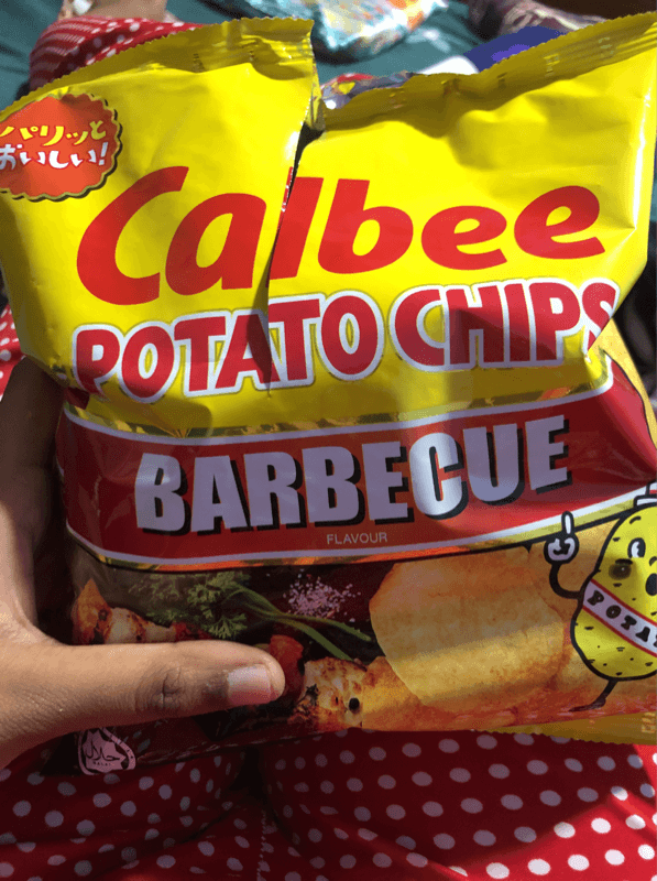 Calbee Potato Chips Barbecue Flavor