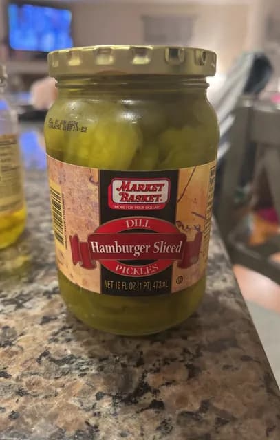 Market Basket Hamburger Sliced Dill Pickles