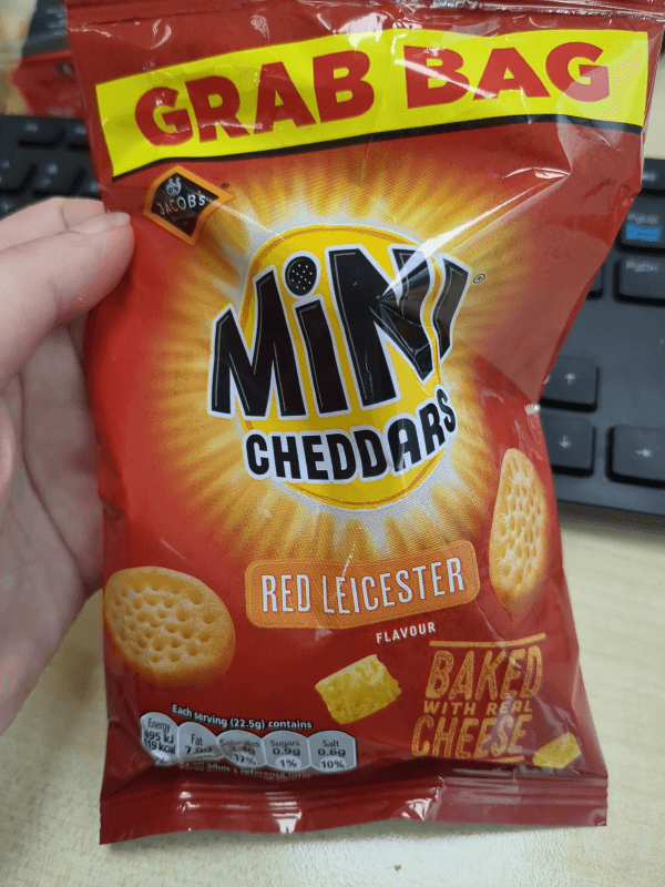 Jacob’S Mini Cheddars Red Leicester Flavour
