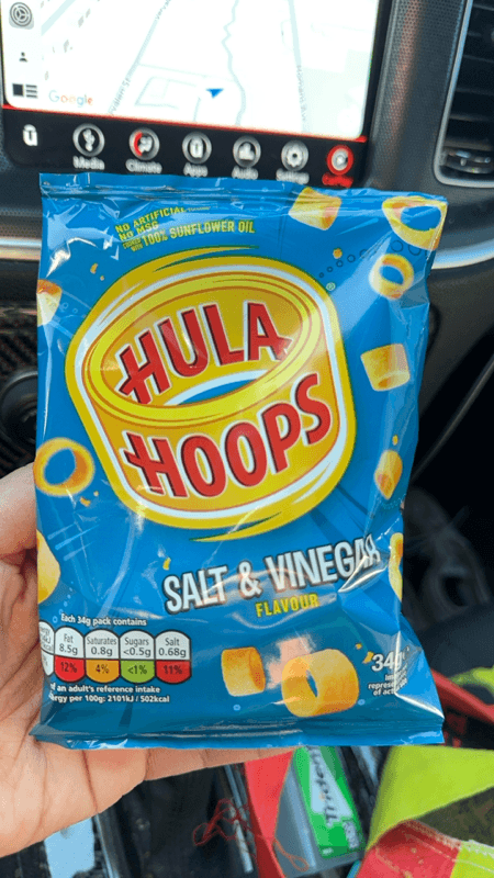 Hula Hoops Salt & Vinegar Flavour