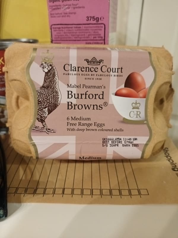 Clarence Court Mabel Pearman'S Burford Browns Free Range Eggs