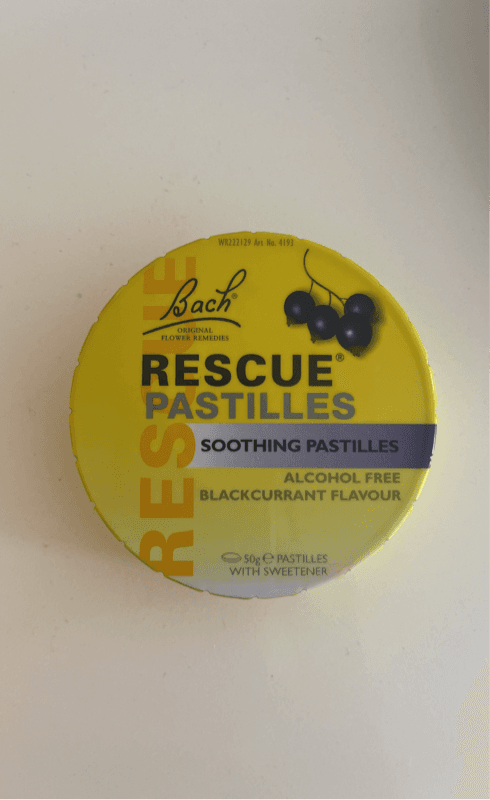 Bach Rescue Pastilles Soothing Pastilles Blackcurrant Flavour