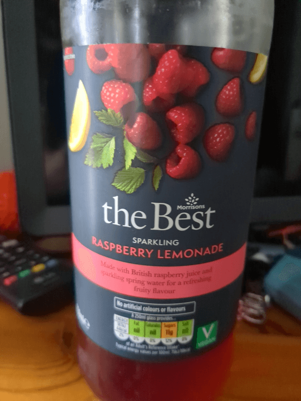 Morrisons The Best Sparkling Raspberry Lemonade