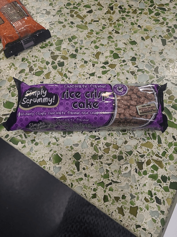 Simply Scrummy Chocolate Flavour Rice Crisp Cake
