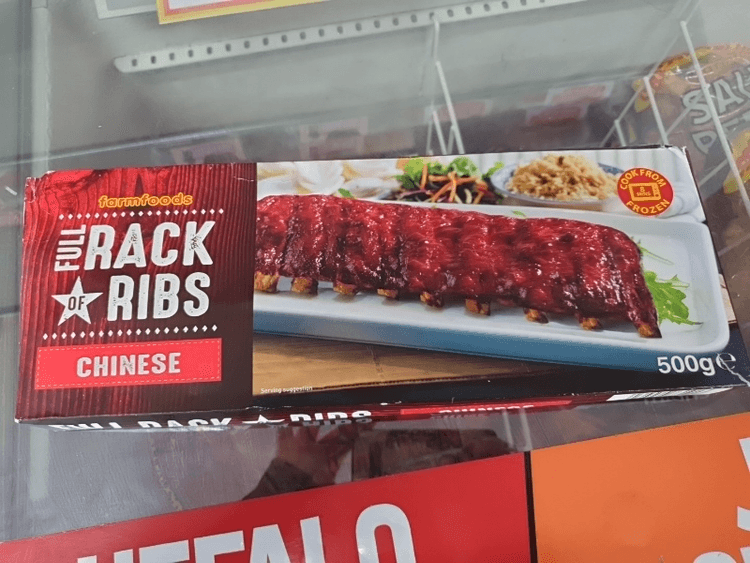 Farmfoods Full Rack Of Ribs Chinese