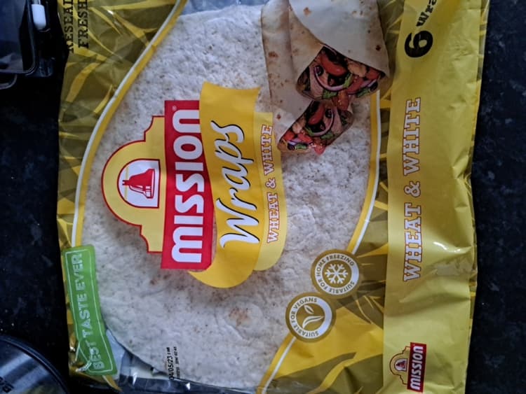 Mission Wraps Wheat & White, 6 Wraps