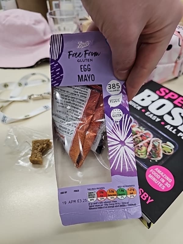 Boots Free From Gluten Egg Mayo