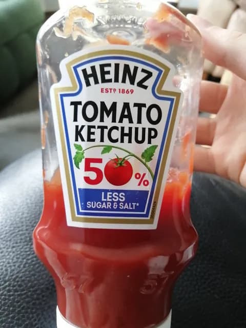 Heinz Tomato Ketchup 50% Less Sugar & Salt
