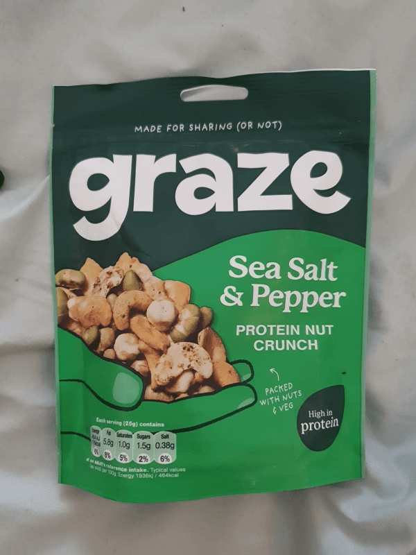 Graze Sea Salt & Pepper Protein Nut Crunch