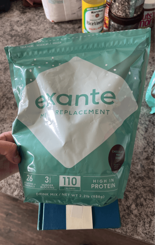 Exante Meal Replacement Chocolate Mint Shake