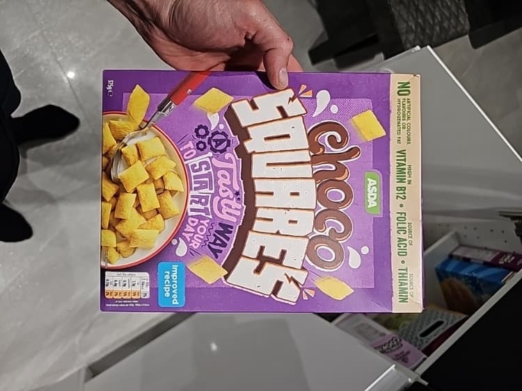 Asda Choco Squares Cereal