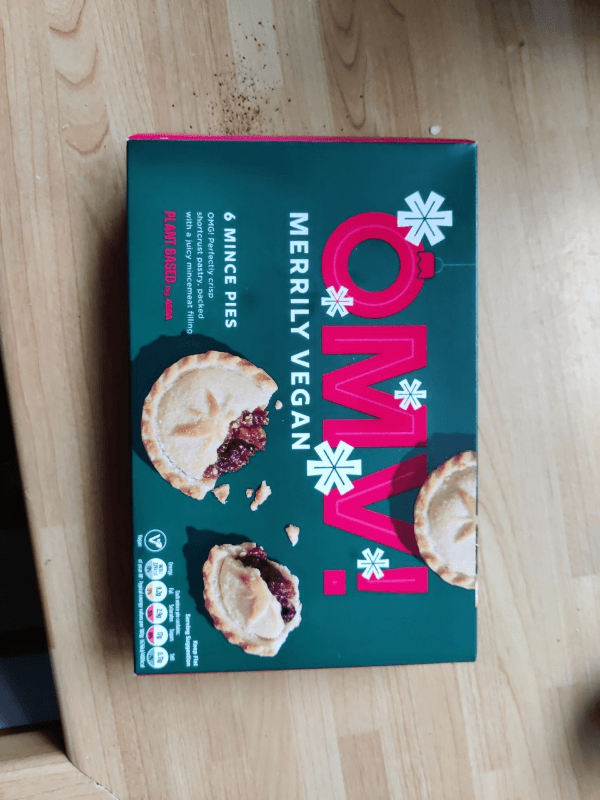 Omv! Merrily Vegan Mince Pies
