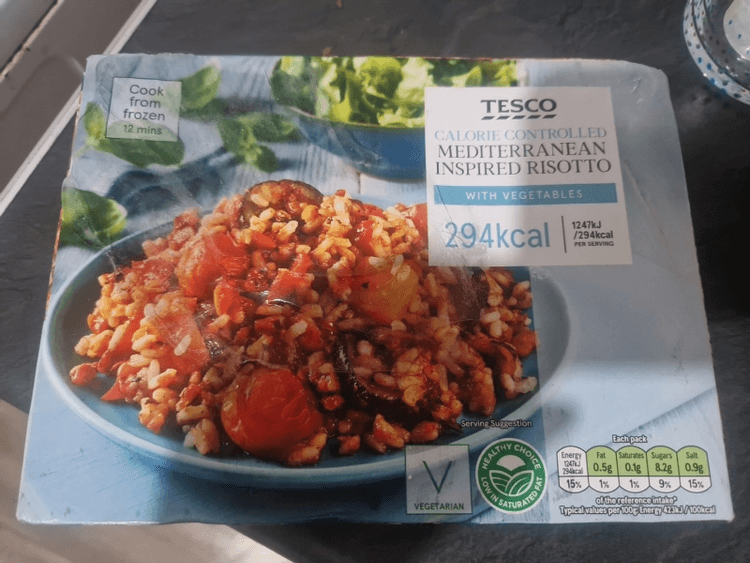 Tesco Calorie Controlled Mediterranean Inspired Risotto