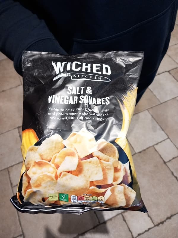 Wicked Kitchen Salt & Vinegar Squares