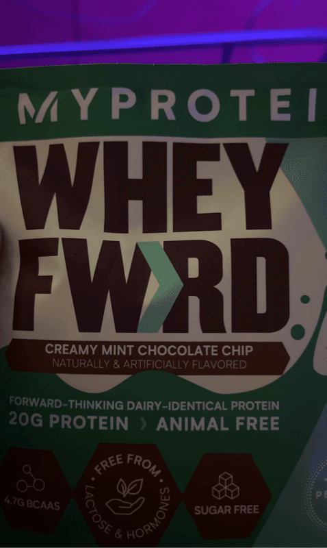 Myprotein Whey Fwrd Creamy Mint Chocolate Chip