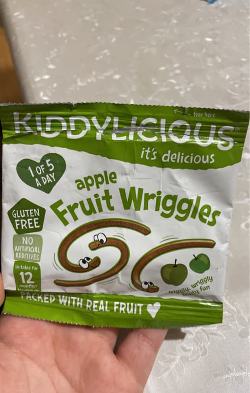 Kiddylicious Apple Fruit Wriggles