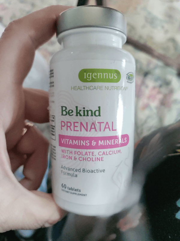 Igennus Healthcare Nutrition Be Kind Prenatal Vitamins & Minerals With Folate, Calcium, Iron & Choline Dietary Supplement