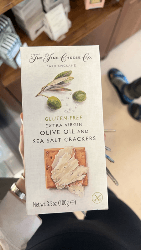 The Fine Cheese Co. Bath England Gluten-Free Extra Virgin Olive Oil And Sea Salt Crackers