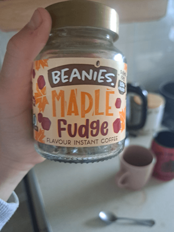 Beanies Maple Fudge Flavour Instant Coffee