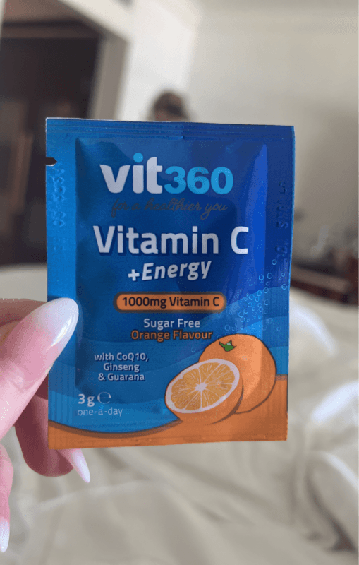 Vit360 Vitamin C + Energy Sugar Free Orange Flavour