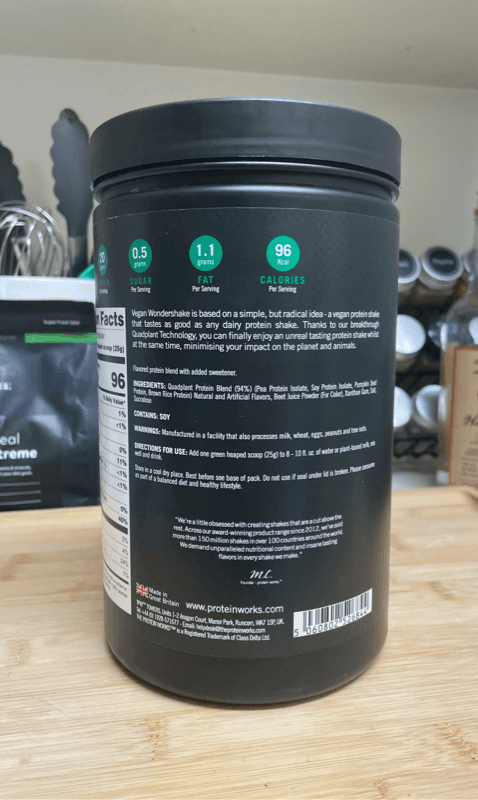 Protein Works Strawberries & Cream Vegan Wondershake