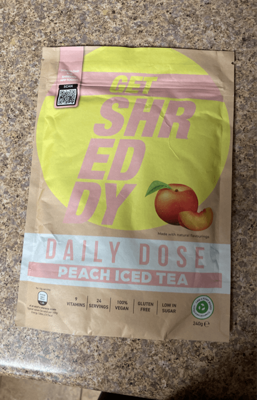 Shreddy Peach Iced Tea Daily Dose