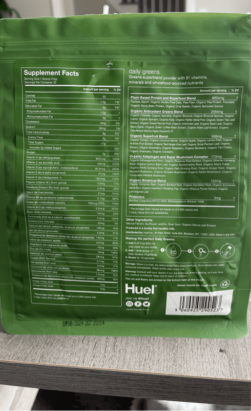 Huel Vanilla Flavor Complete Food