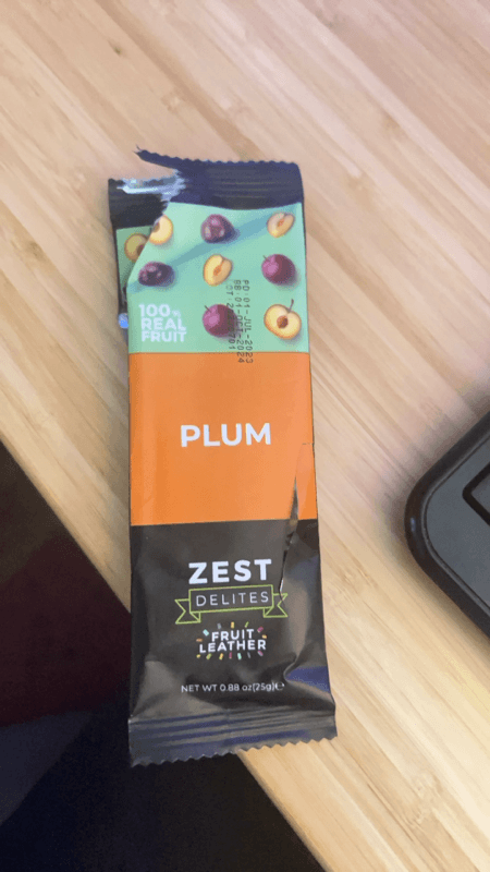 Zest Delites Plum Fruit Leather
