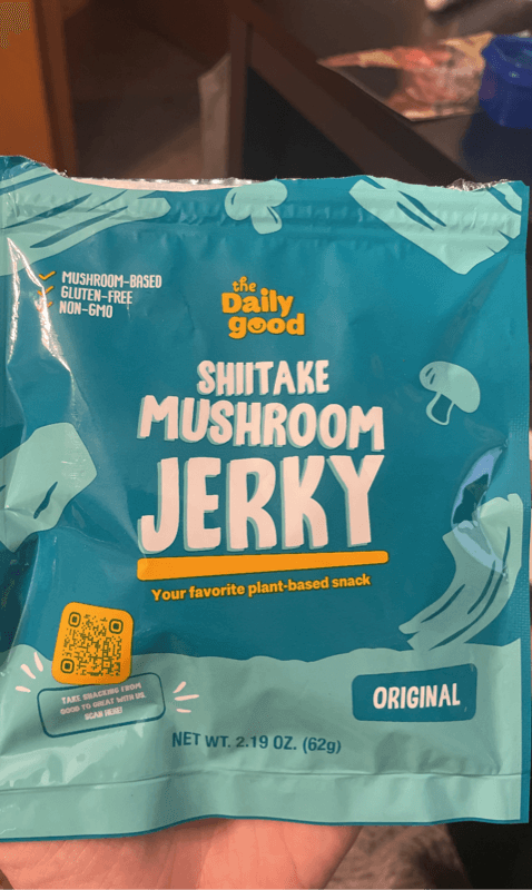 The Daily Good Shiitake Mushroom Jerky Original