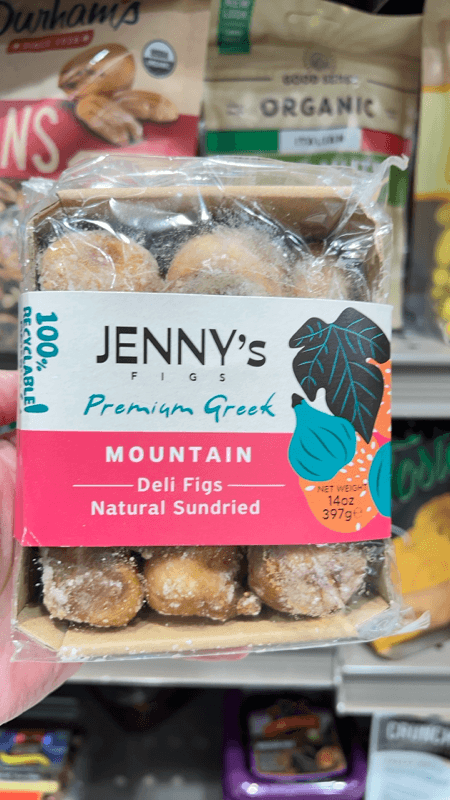 Jenny'S Premium Greek Mountain Deli Figs Natural Sundried